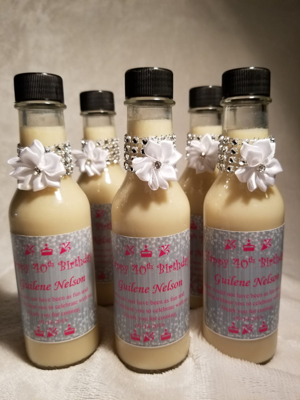 12 Personalized Party Favors 150 ml